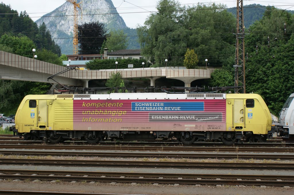 189 907-9 (Lokomotion) in Kufstein am 06.06.2012