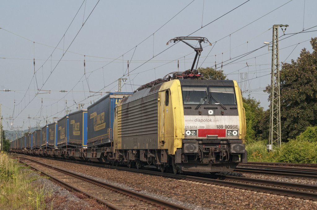 189 909 ( ES 64F4-009 ) in Neuwied am 13.07.2013.