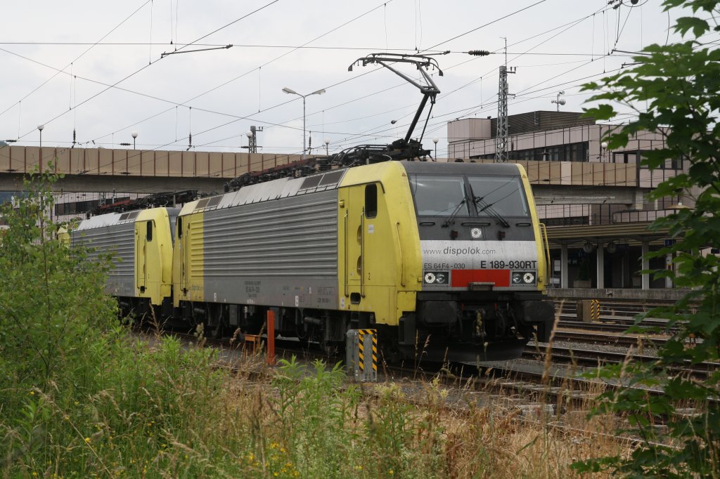 189 930-1 wartet am 13.6.2011 in Kufstein auf ihren Einsatz.