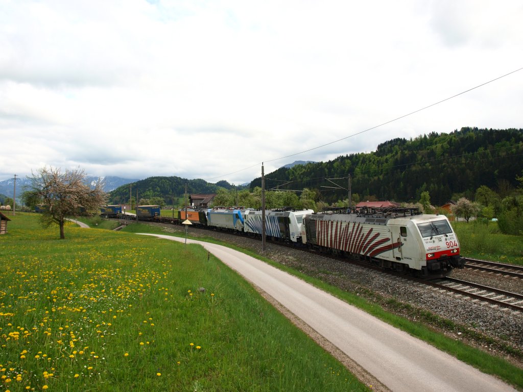 189.904 + 185.663 + 187.003 + 189.150 G 43562 Bhf.Pieling - Vorderstoder 5.5.13 