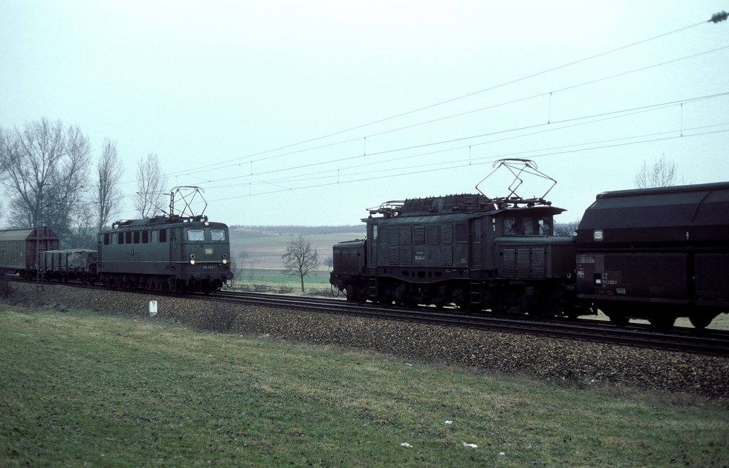 194 044 bei Diedelsheim  09.03.85