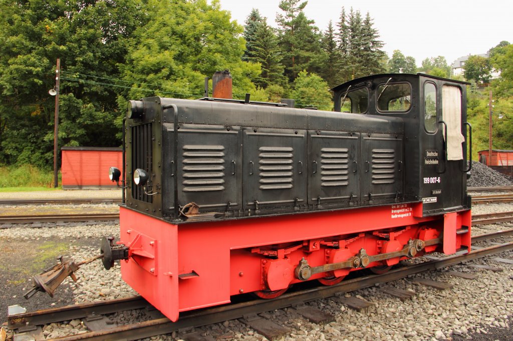 199 007-6 Ns4 Prenitztalbahn in Jhstadt am 11.08.2012.