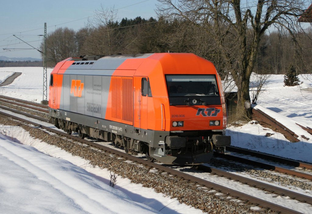 2016.906  RTS (Rail Transport Service) bei bersee Richtung Salzburg am 05.02.2011