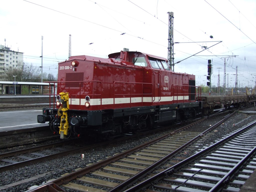 203 006 ers seit dem 31.3.10 in der Lackierung von EFW