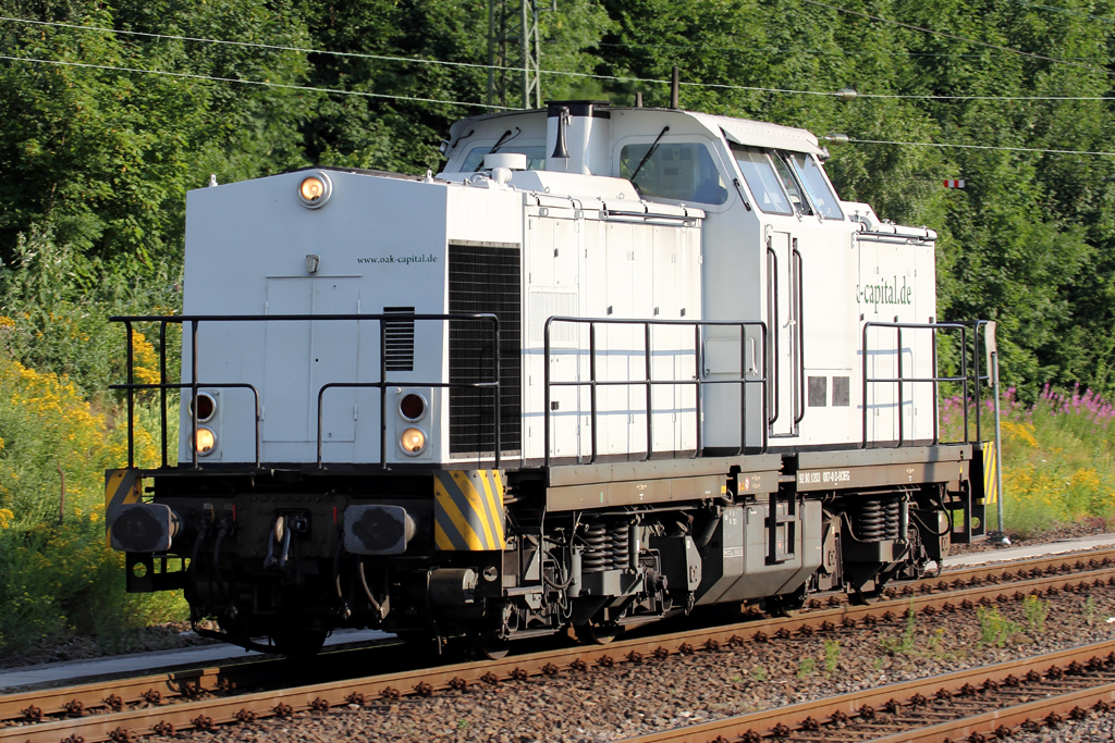 203 007-0 unterwegs fr OAK-Capital in Recklinghausen 8.7.2013