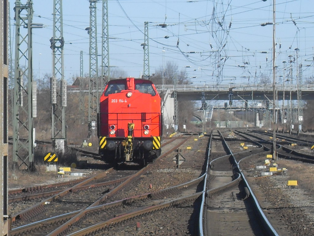 203 114 stand am 07.03.2011 in Stendal.