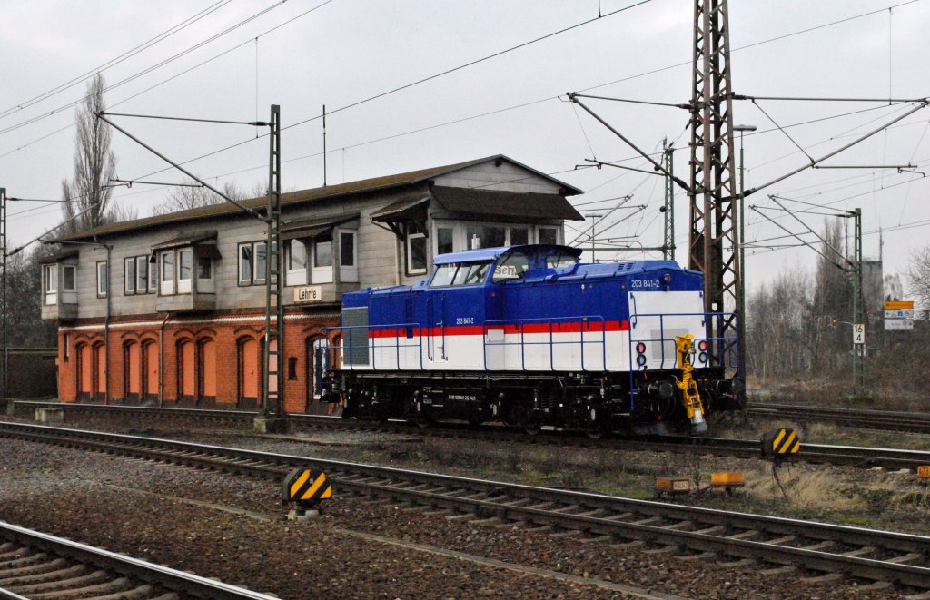 203 841-2 am 03.02.2011 in Lehrte.