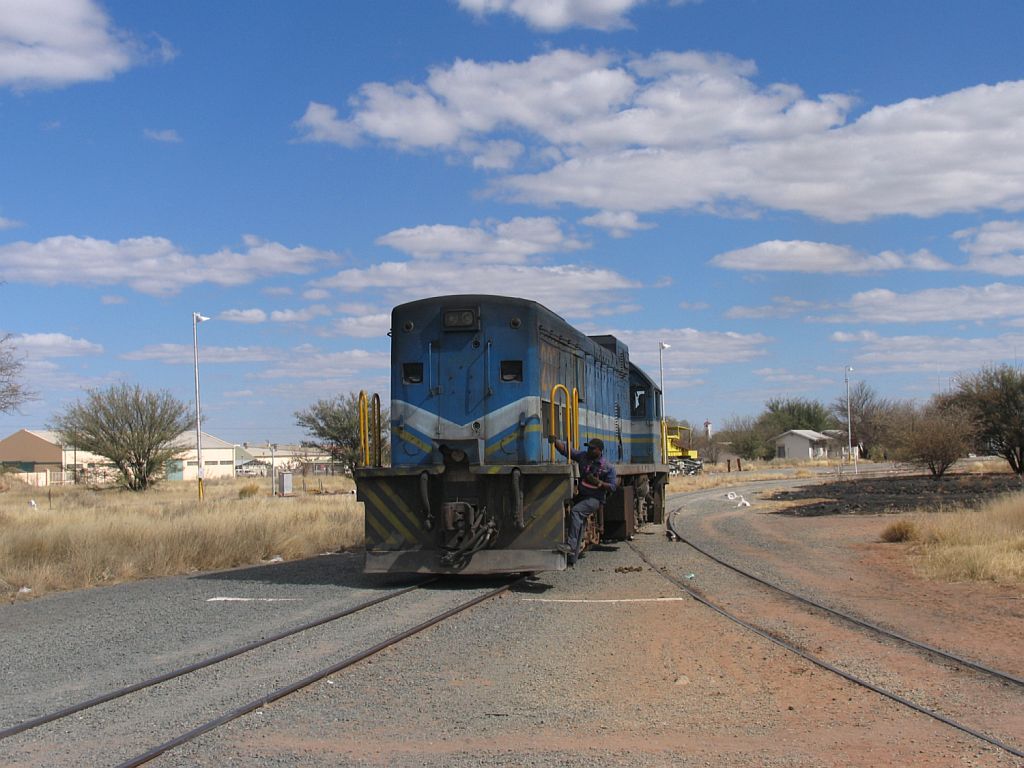 207 auf die Wendeschleife in Gobabis am 7-7-2010.