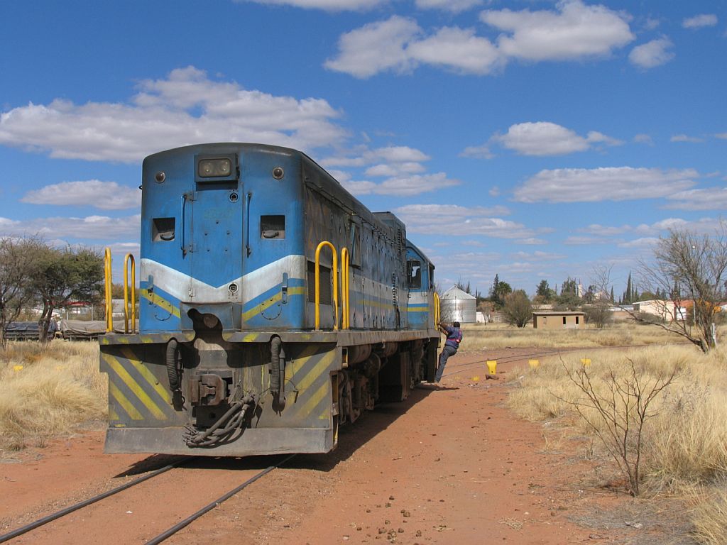 207 auf die Wendeschleife in Gobabis am 7-7-2010.