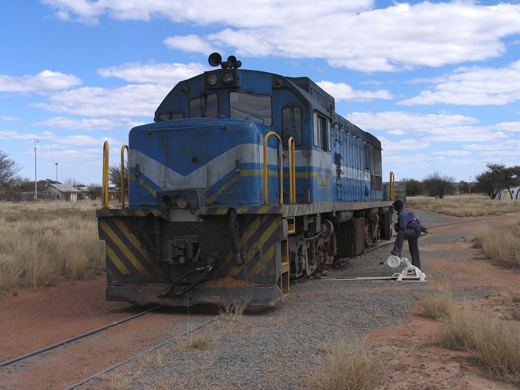 207 auf die Wendeschleife in Gobabis am 7-7-2010.