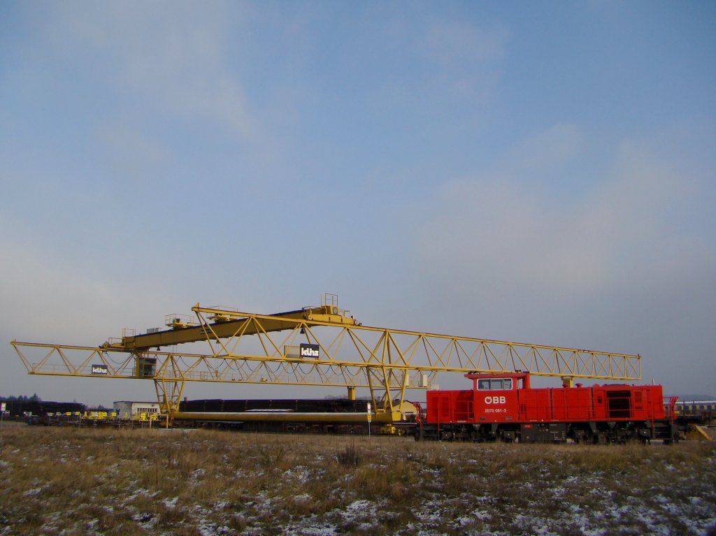 2070 061-3 in Spatzen.15.12.2009