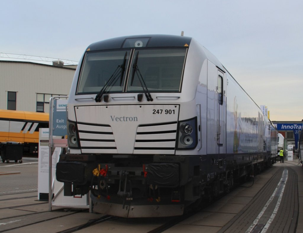 20.9.2012 InnoTrans Berlin. 247 901 Vectron von Siemens.