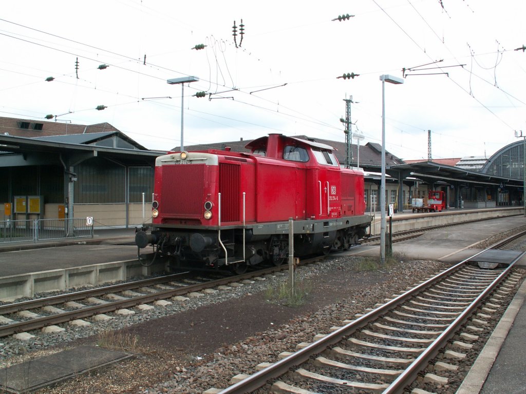 212 274 am 30.7.10 in Karlsruhe Hbf