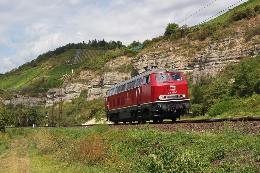 215 086 am 29.08.2012 bei Himmelstadt
