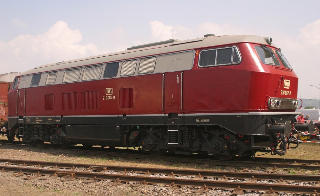 216 067 steht am 21.5.11 im DBM Koblenz-Ltzel