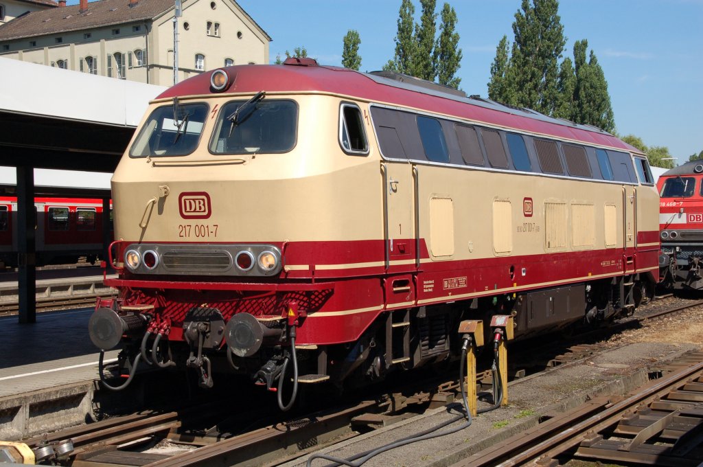 217 001 am 14.07.2007 in Lindau Hbf.