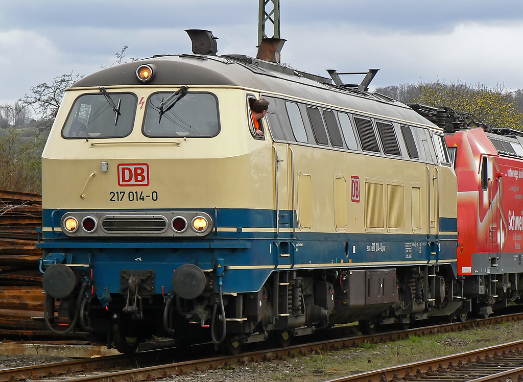 217 014-0 in Koblenz Ltzel am 03.04.2010