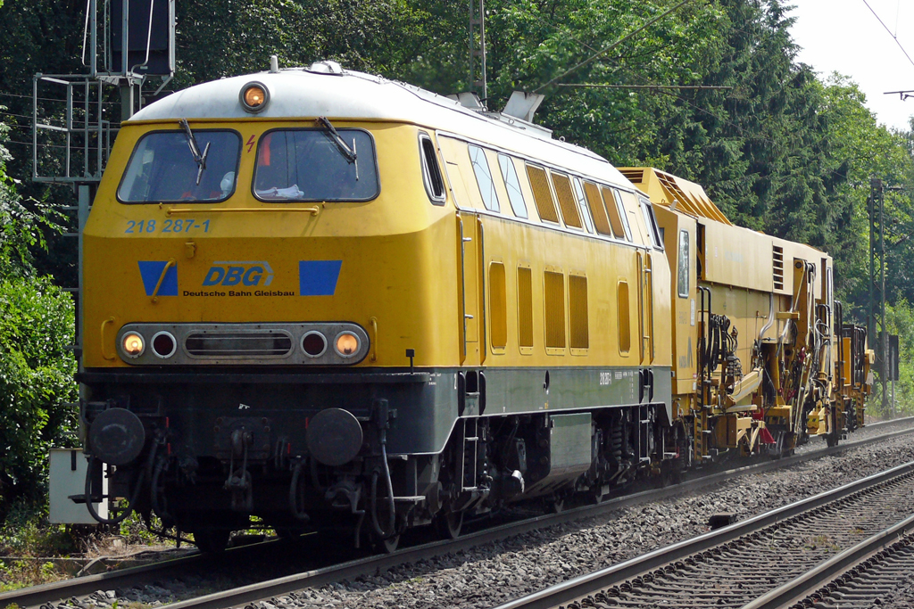 218 287-1 der DBG in Ratingen-Tiefenbroich 28.6.2010