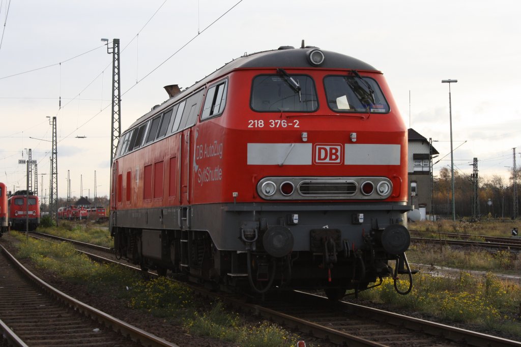 218 376 von Auto Zug steht abgestellt in Seelze