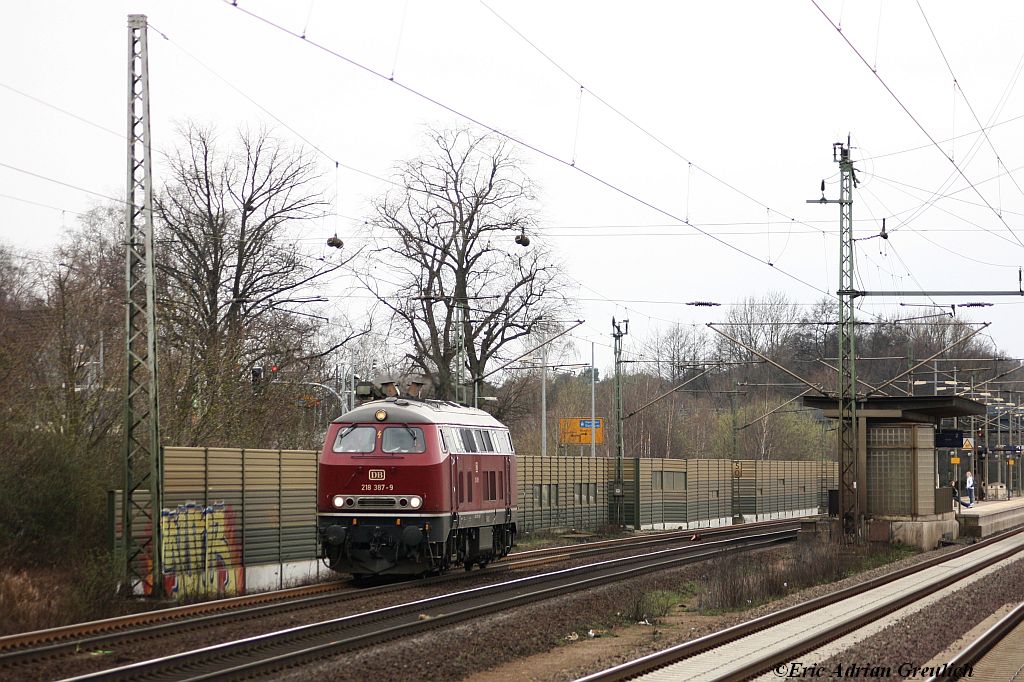 218 387 solo am 1.4.11 in Dedensen/G�mmer.