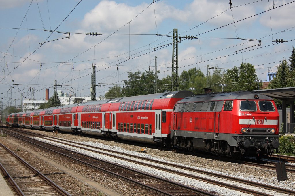 218 416 am 17.8.12 in Mnchen-Heimeranplatz.