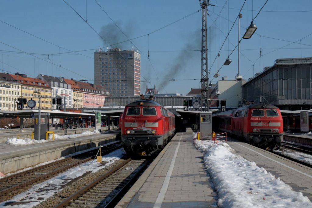 218 435 am 03.03.13 im Mnchner Hbf