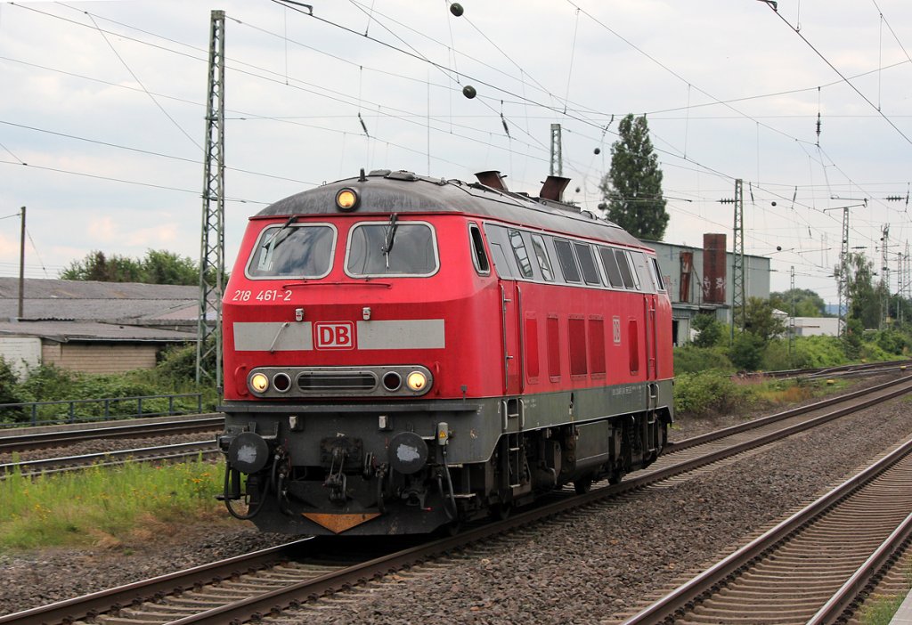 218 461-2 Lz in Hrth-Kalscheuren am 03.07.2012