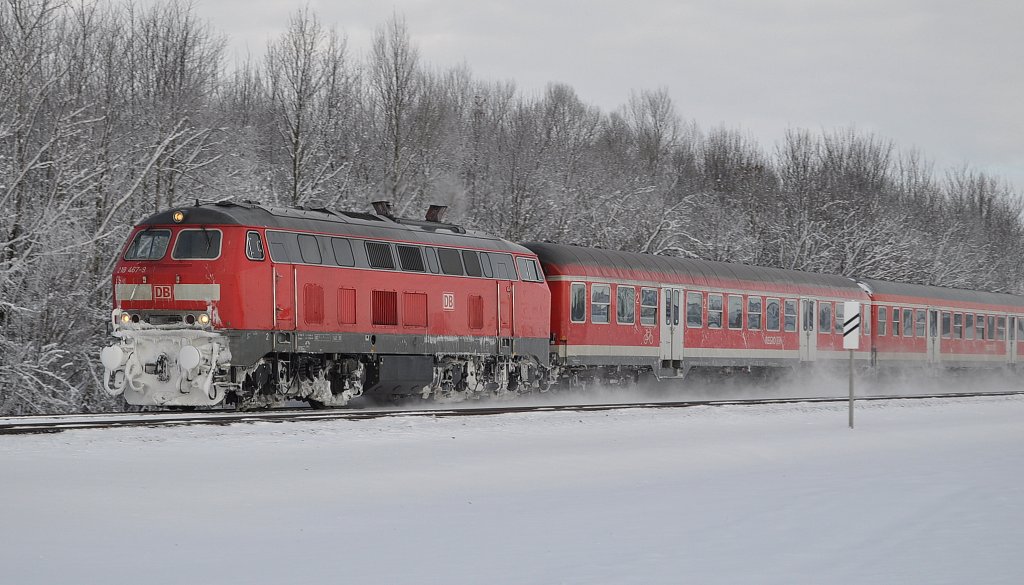 218 467 bei Buchloe 18.12.2010