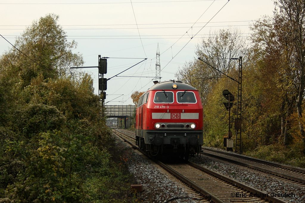 218 470 am 30.10. in Ahlten.