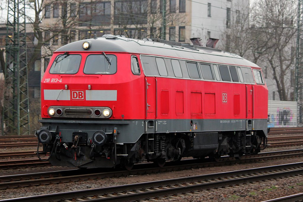 218 813-4 Lz in K�ln West am 29.02.2012