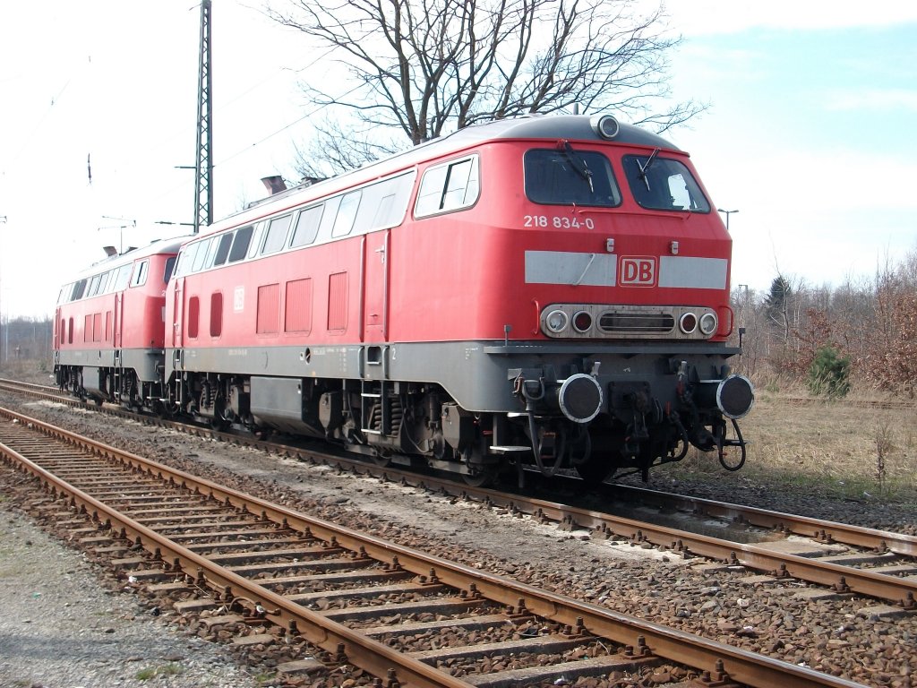 218 834 Bh Berlin Rummelsburg am 03.April 2010 in Berlin Grunewald.