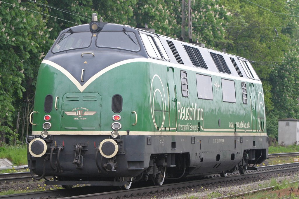 220 053 der BEG am 8.5.10 Lz in Ratibgen-Lintorf