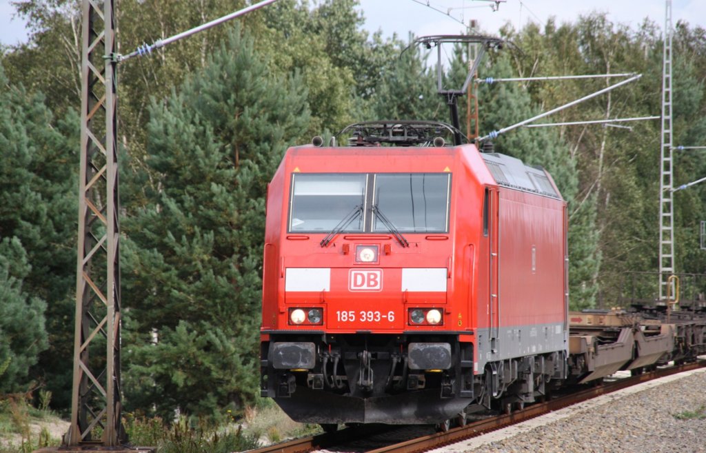 22.09.2011 185 393-6 auf dem Berliner Aussenring bei Henningsdorf Richtung Sden