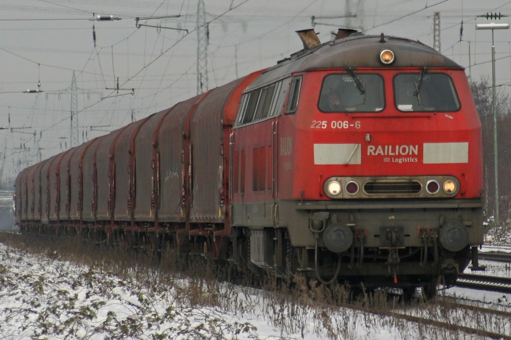 225 006 durchfhrt am 6.1.2010 Ratingen-Lintorf