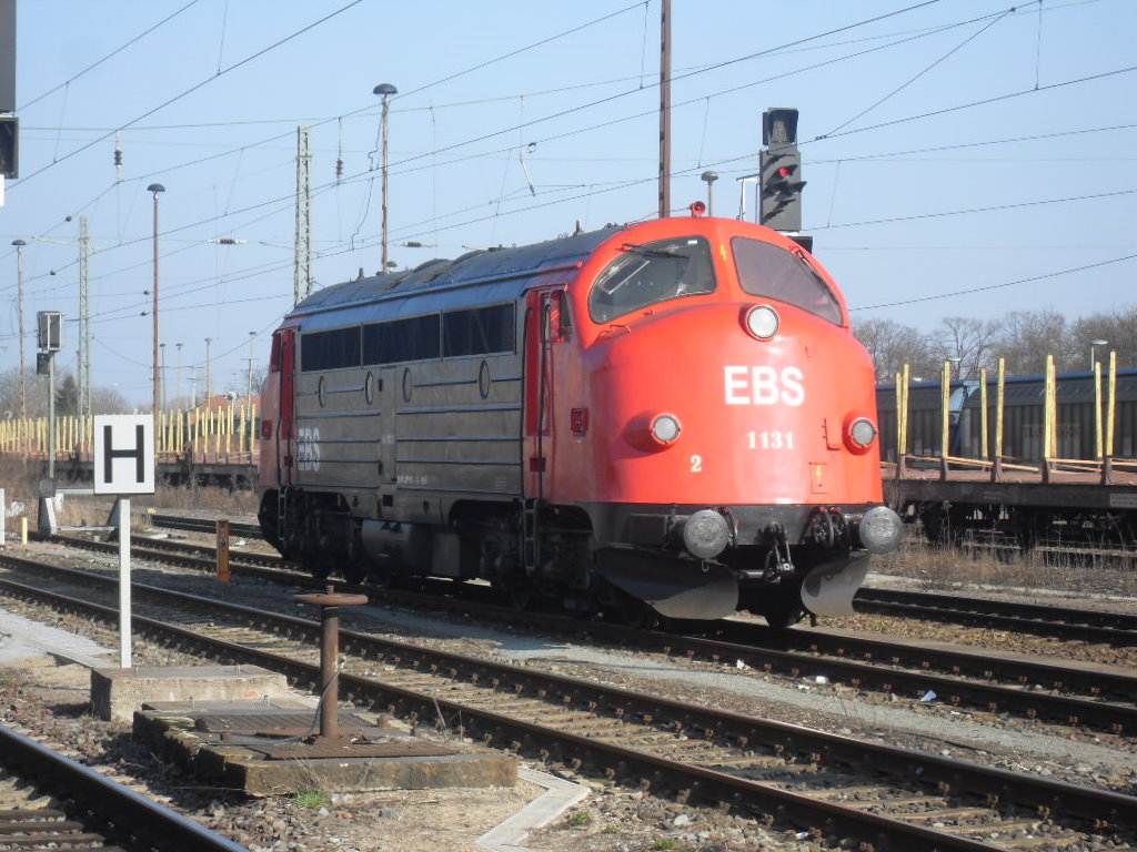 227 003 (My 1131) war am 22.03.2011 in Stendal.92 80 1227 003-1 D-EBS