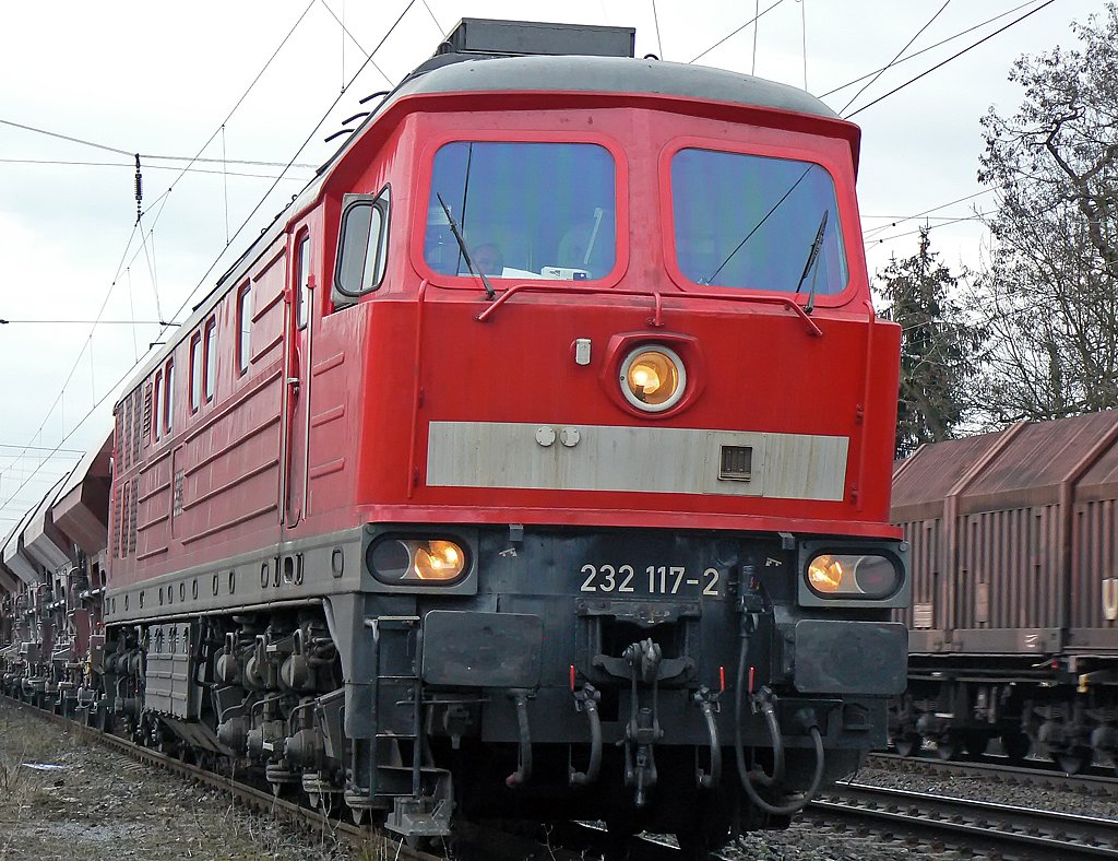 232 117-2 in Ratingen-Lintorf am 19.3.2010