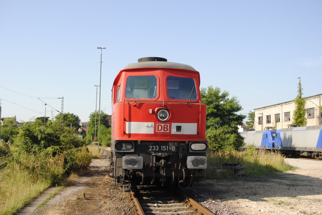 232 151-0, am 07.08.2010 in EX-BW Lehrte.