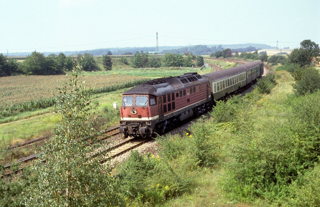 232 220  bei Zeitz  09.08.93