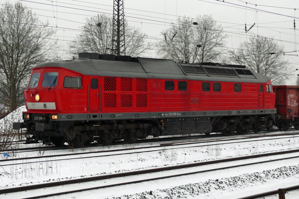 232 388-9 in Oberhausen Osterfeld-Sd 11.1.2010