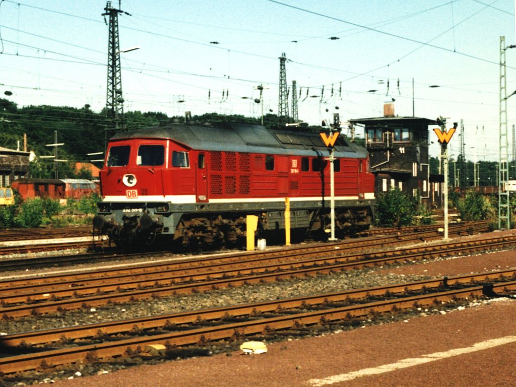 232 511-6 in Bahnbetriebswerke Oberhausen Osterfeld Sd am 05-09-1996. Bild und scan: Date Jan de Vries.