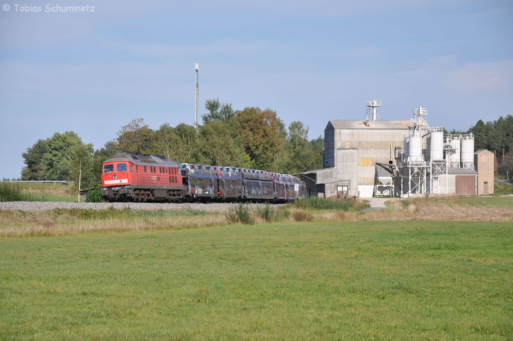 232 528 mit umgeleitetem GA47394 am 16.09.2012 bei Thans