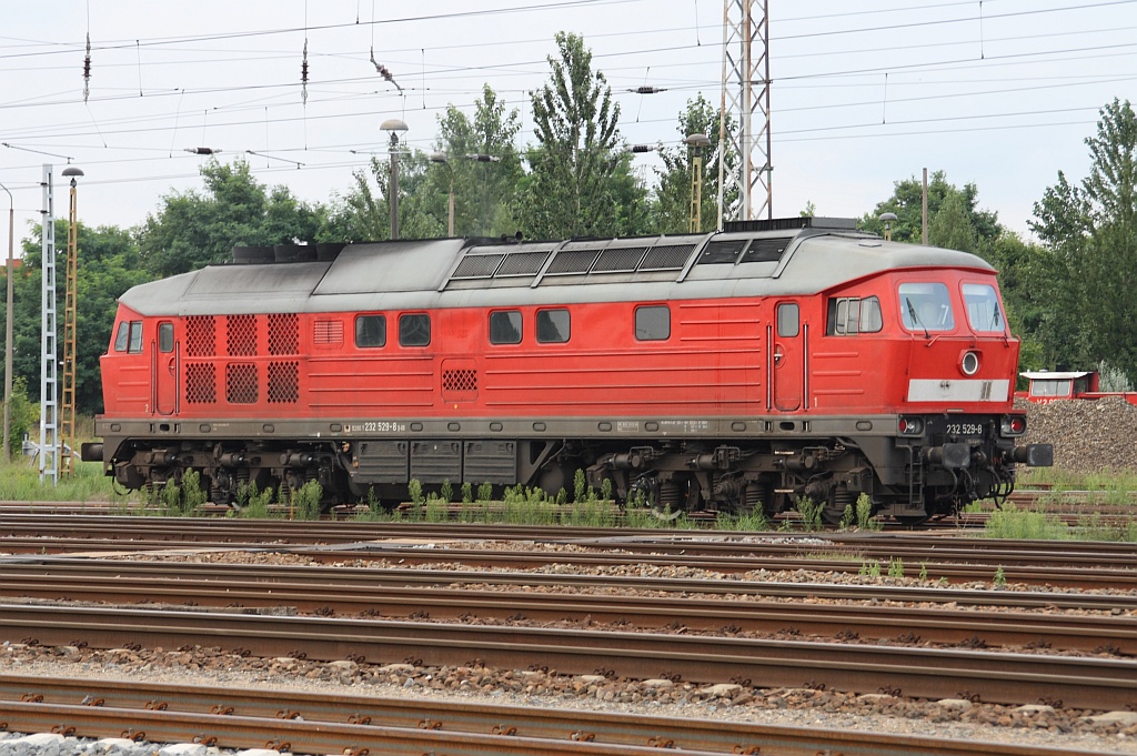 232 529 rangiert am 13.08.2010 in Angermnde