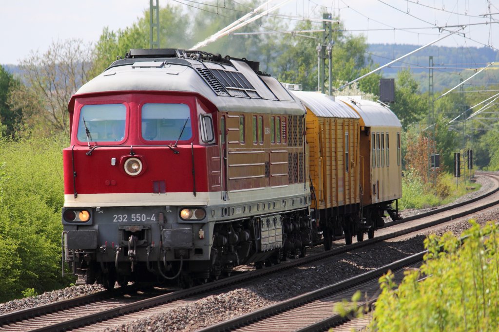 232 550-4 DGT bei Staffelstein am 03.05.2012.