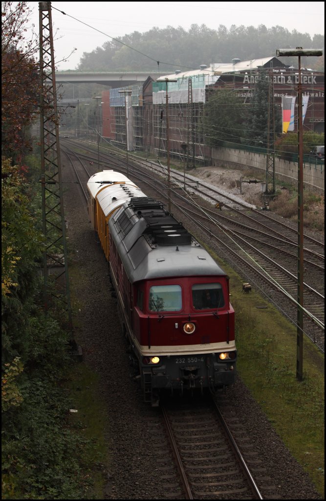 232 550 durchf�hrt Hagen-Halden Richtung Vorhalle. (12.10.2010)
