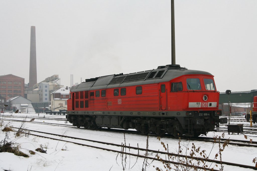 232 668-4 in Heringen/Werra am 23.12.10.