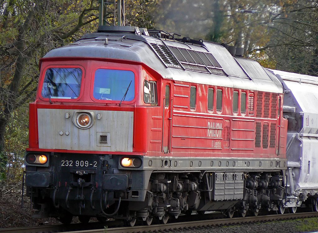 232 909-2 in Ratingen Lintorf am 13.11.09 