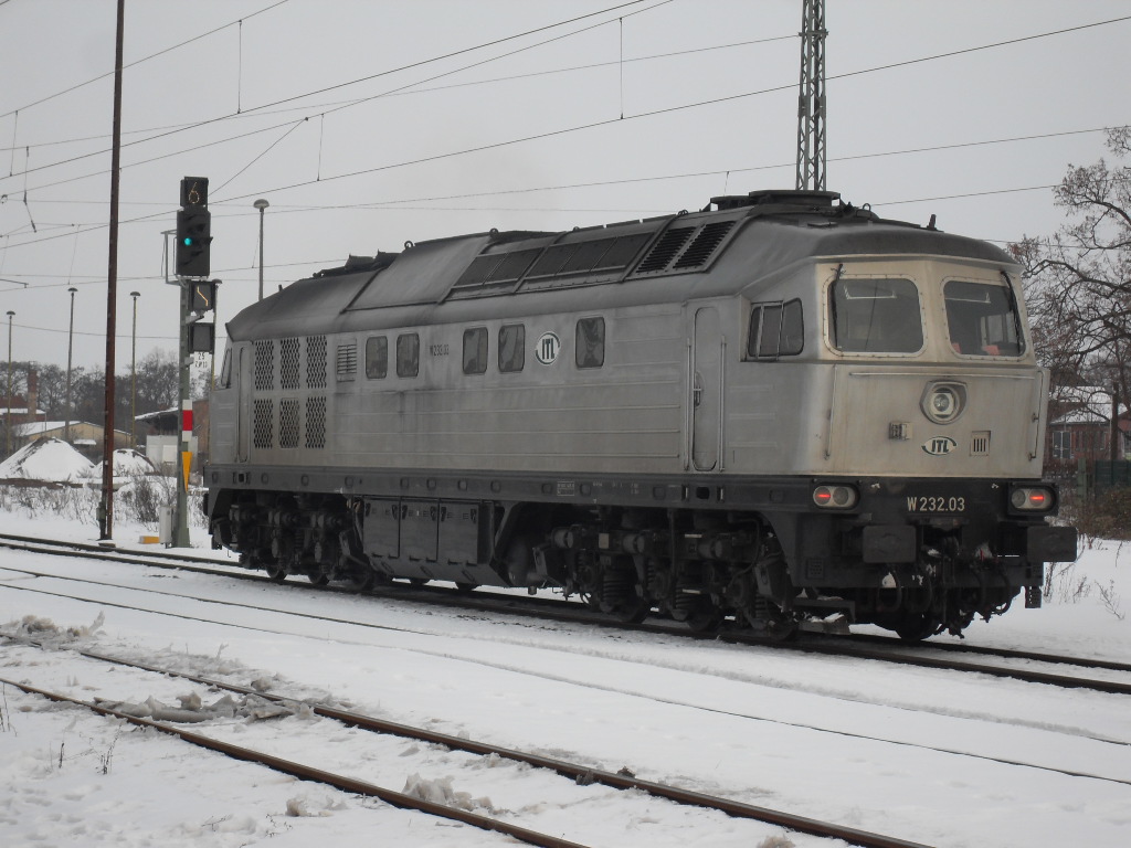 232.03 der ITL am 16.02.2010 in Stendal.