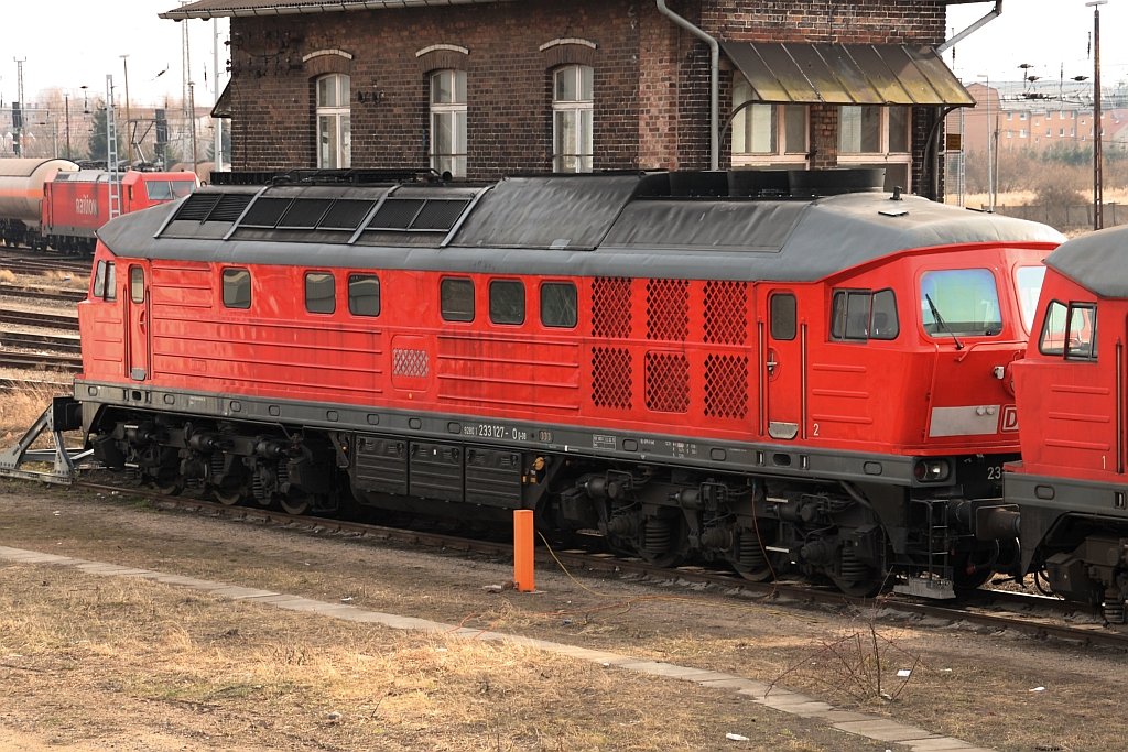 233 127-0 steht am 19.03.2010 in Angermnde