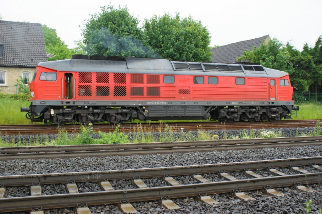 233 233-6 beim Rangieren in Iphofen am 17.06.2010 (Rene)