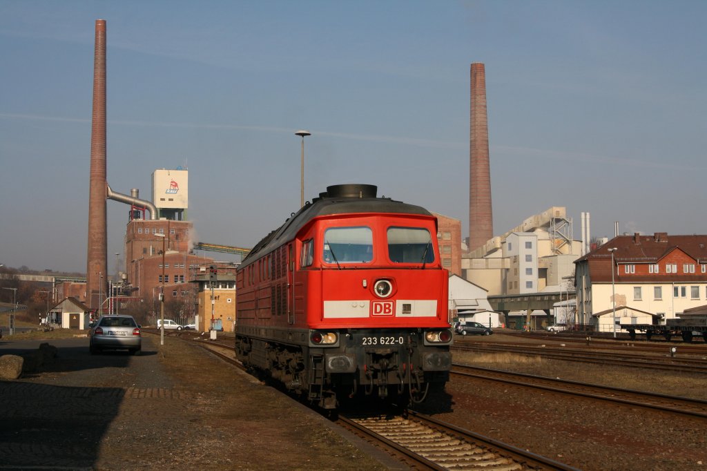 233 622-0 am 04.03.11 in Heringen (Werra).